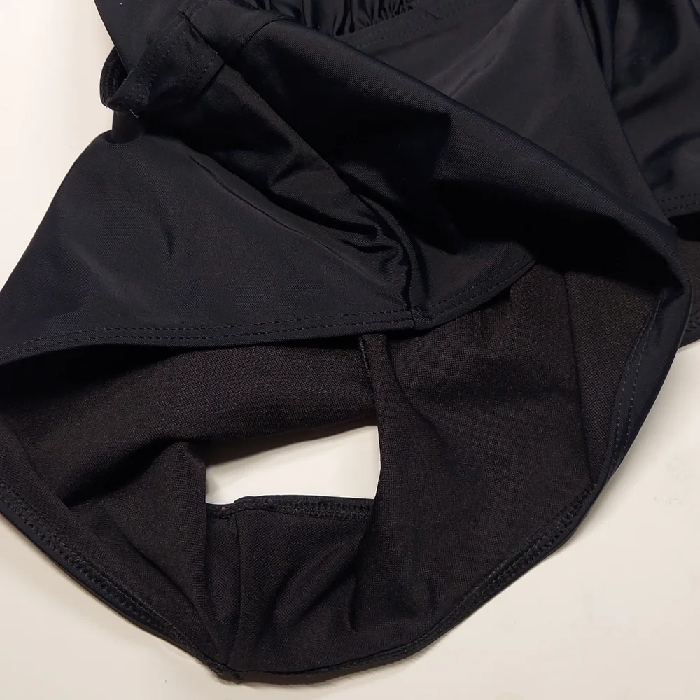 Lizaful Black One Piece Swimwear 8